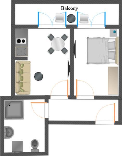 Apartment Neo 2 Free Parking Novi Sad Exteriér fotografie